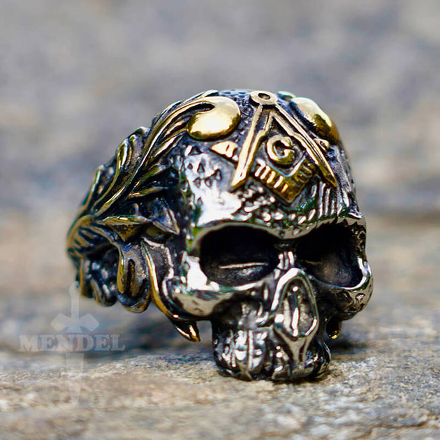 Mens gold masonic rings deals