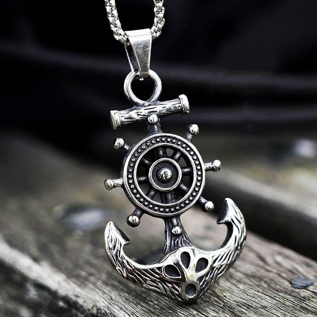 Nautical mens best sale necklace