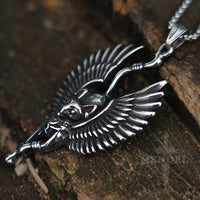 Load image into Gallery viewer, Egyptian Bastet Cat Goddess Pendant Necklace Stainless Steel
