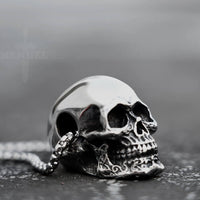 Load image into Gallery viewer, Gothic Biker Skull Pendant Necklace Stainless Steel
