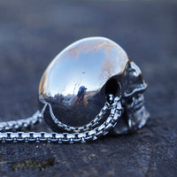 Load image into Gallery viewer, Gothic Biker Skull Pendant Necklace Stainless Steel
