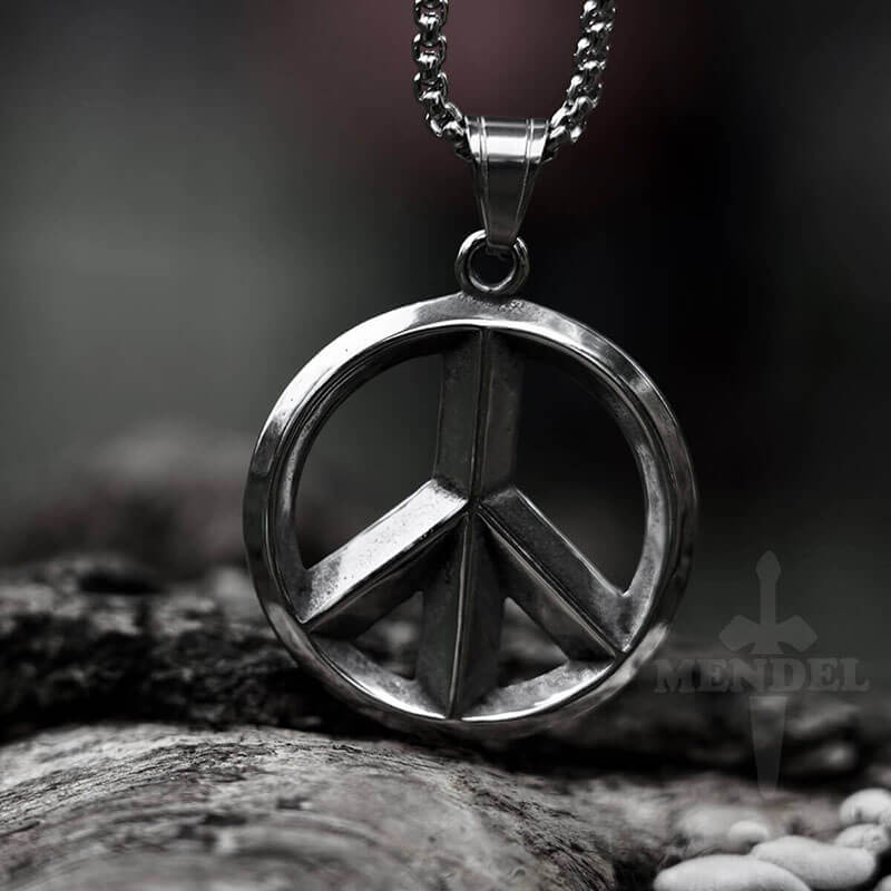 Peace symbol locket on sale