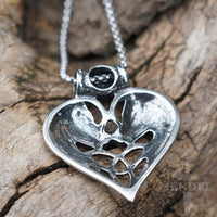 Load image into Gallery viewer, MENDEL Large Celtic Wolf Heart Triquetra Trinity Knot for Sale Pendant Necklace Jewelry
