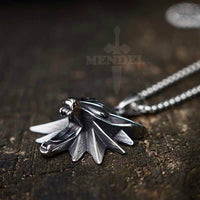 Load image into Gallery viewer, Viking Fenrir Wolf Head Pendant Necklace
