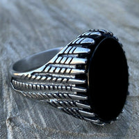 Load image into Gallery viewer, black onyx ring
