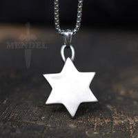 Load image into Gallery viewer, 6 Point Star of David Cross Pendant Necklace
