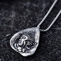 Load image into Gallery viewer, Mens Buddha Zen Buddhist Swastik Pendant Necklace
