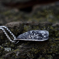 Load image into Gallery viewer, Mens Buddha Zen Buddhist Swastik Pendant Necklace
