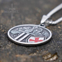 Load image into Gallery viewer, Knights Templar Crusader Pendant Necklace
