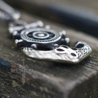 Load image into Gallery viewer, large heavy anchor pendant necklace stainless steel
