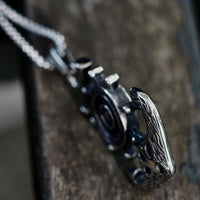 Load image into Gallery viewer, large heavy anchor pendant necklace stainless steel
