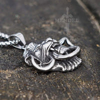 Load image into Gallery viewer, Mens Lion Head Pendant Necklace
