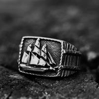 Load image into Gallery viewer, Mens Nautical Sailor Ship Stainless Steel
