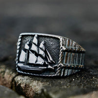 Load image into Gallery viewer, Mens Nautical Sailor Ship Stainless Steel
