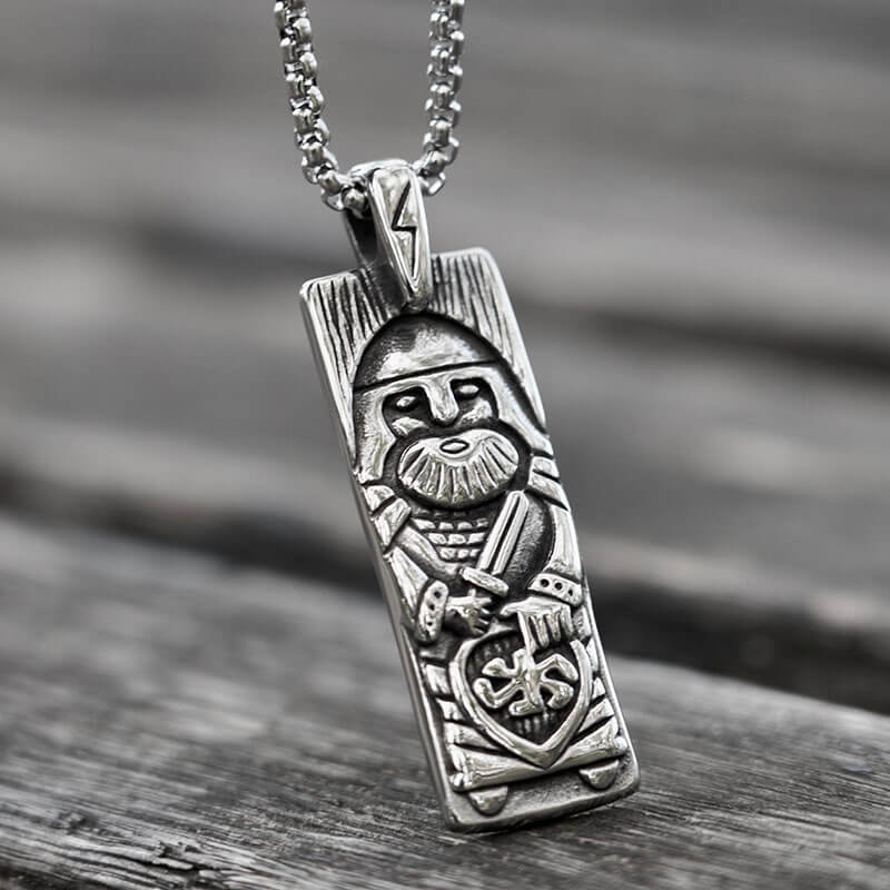 nordic viking amulet pendant necklace