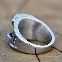 Load image into Gallery viewer, Mens Viking Thors Hammer Mjolnir Ring
