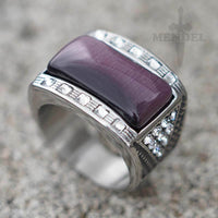 Load image into Gallery viewer, Mens Cats Eye Diamond Stone Ring
