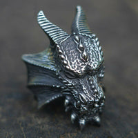 Load image into Gallery viewer, Mens Stainless Steel Dragon Ring For Men
