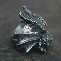 Load image into Gallery viewer, Mens Stainless Steel Dragon Ring For Men
